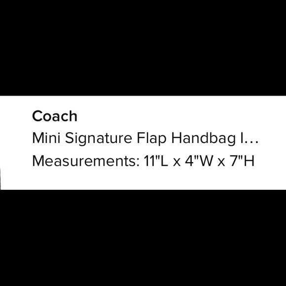 Coach Handbag 🔥 Reduced - Picture 4 of 4